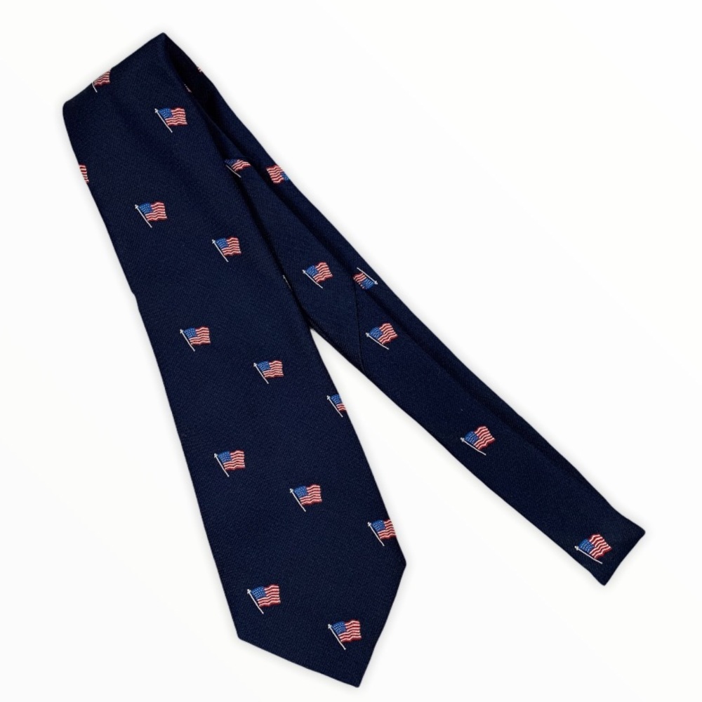 Cape Cod Patriotic Flag Tie Cape Cod Neckwear America USA Holiday